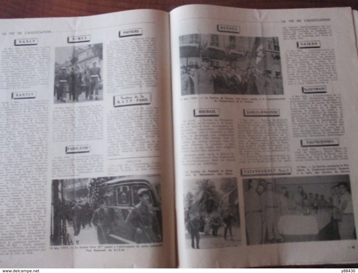 Revue - COMBATTANT D' INDOCHINE - n°27 de 1954 - Guerre d' INDOCHINE de 1946 à 1954 - 56 pages - 27 photos