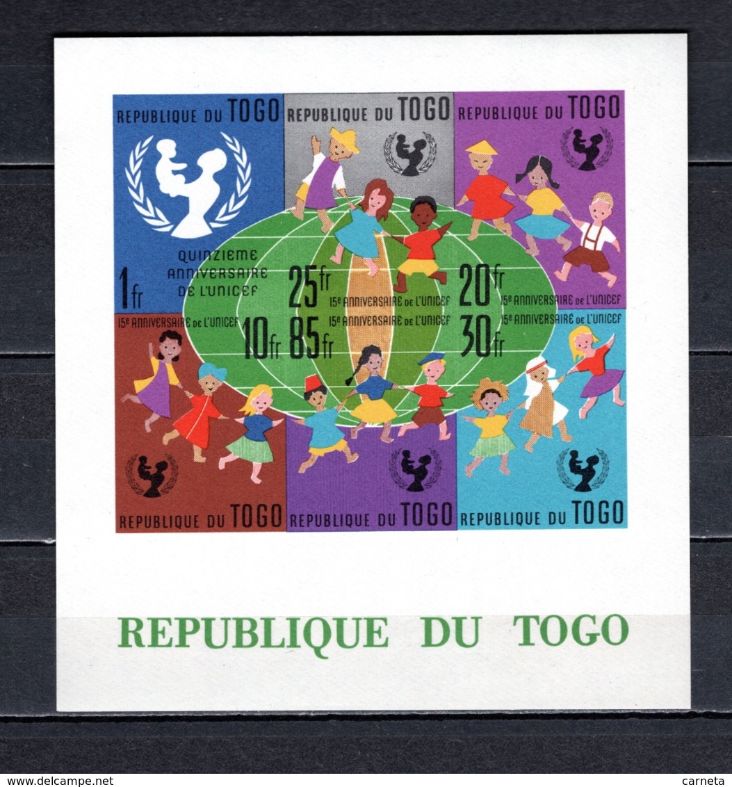 TOGO N° BLOC ? POSTE 344 à 349   NEUF SANS CHARNIERE COTE  ? €  UNICEF - Togo (1960-...)