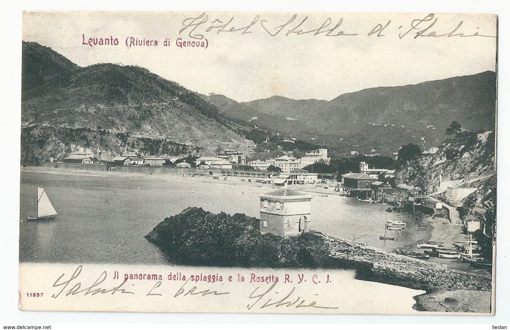 LEVANTO - Il Panorama Della Spiaggia E La Rosetta - La Spezia