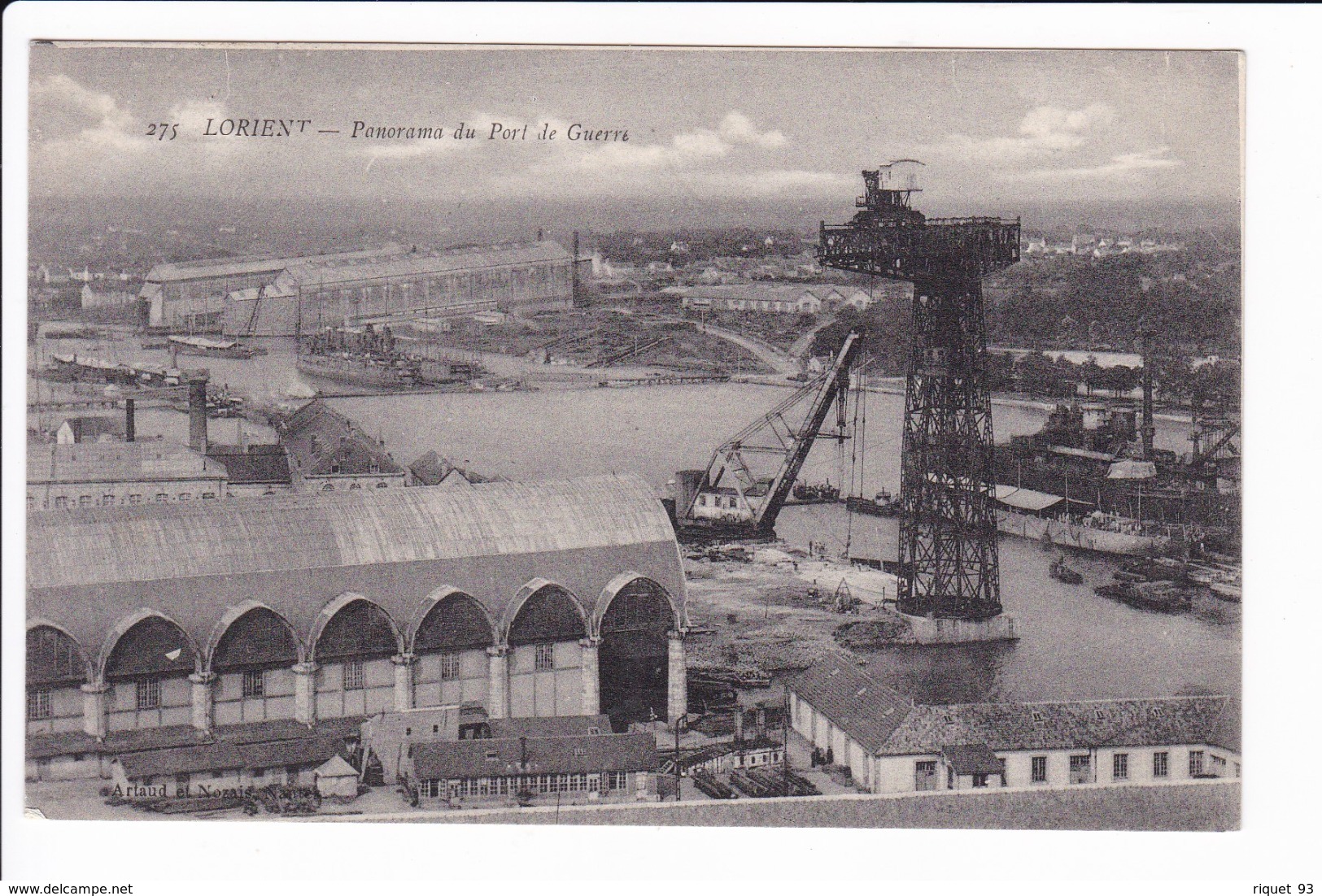 275 - LORIENT Panorama Du Port De Guerre - Lorient