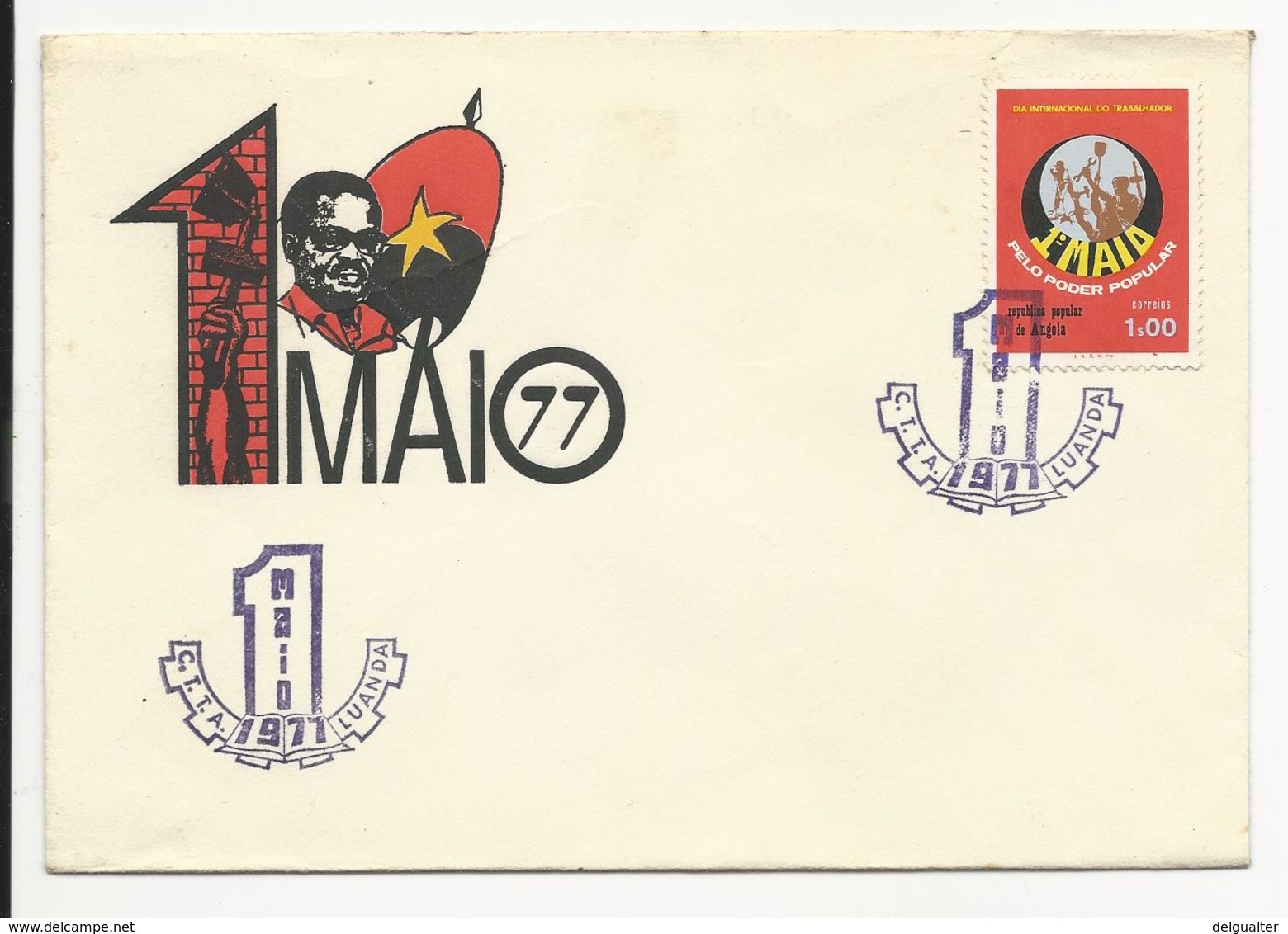 Cover - Angola - Luanda 1977 - 1 Maio - Angola