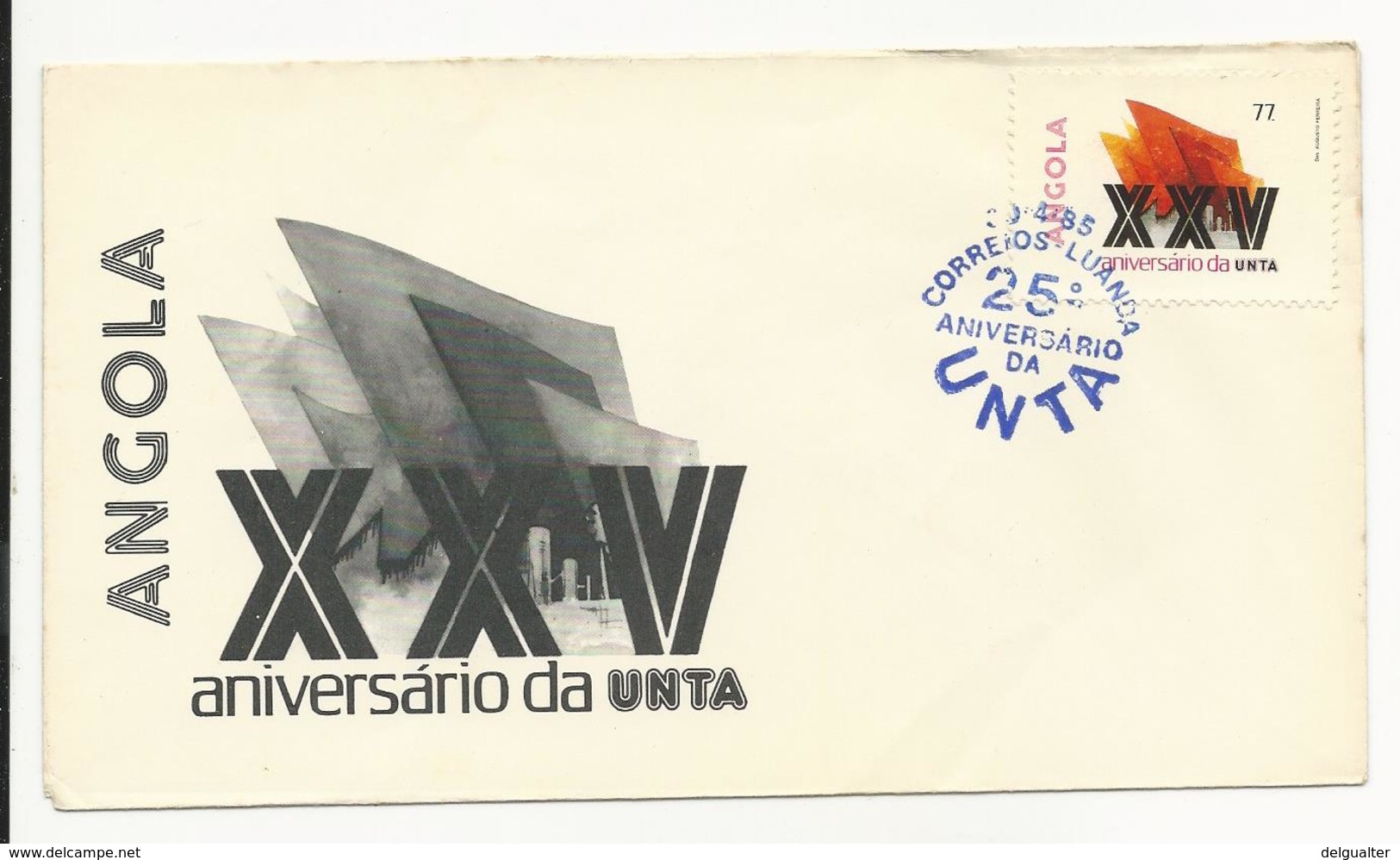 Cover - Angola - Luanda 1985 - XXV Aniversário Da UNTA - Angola