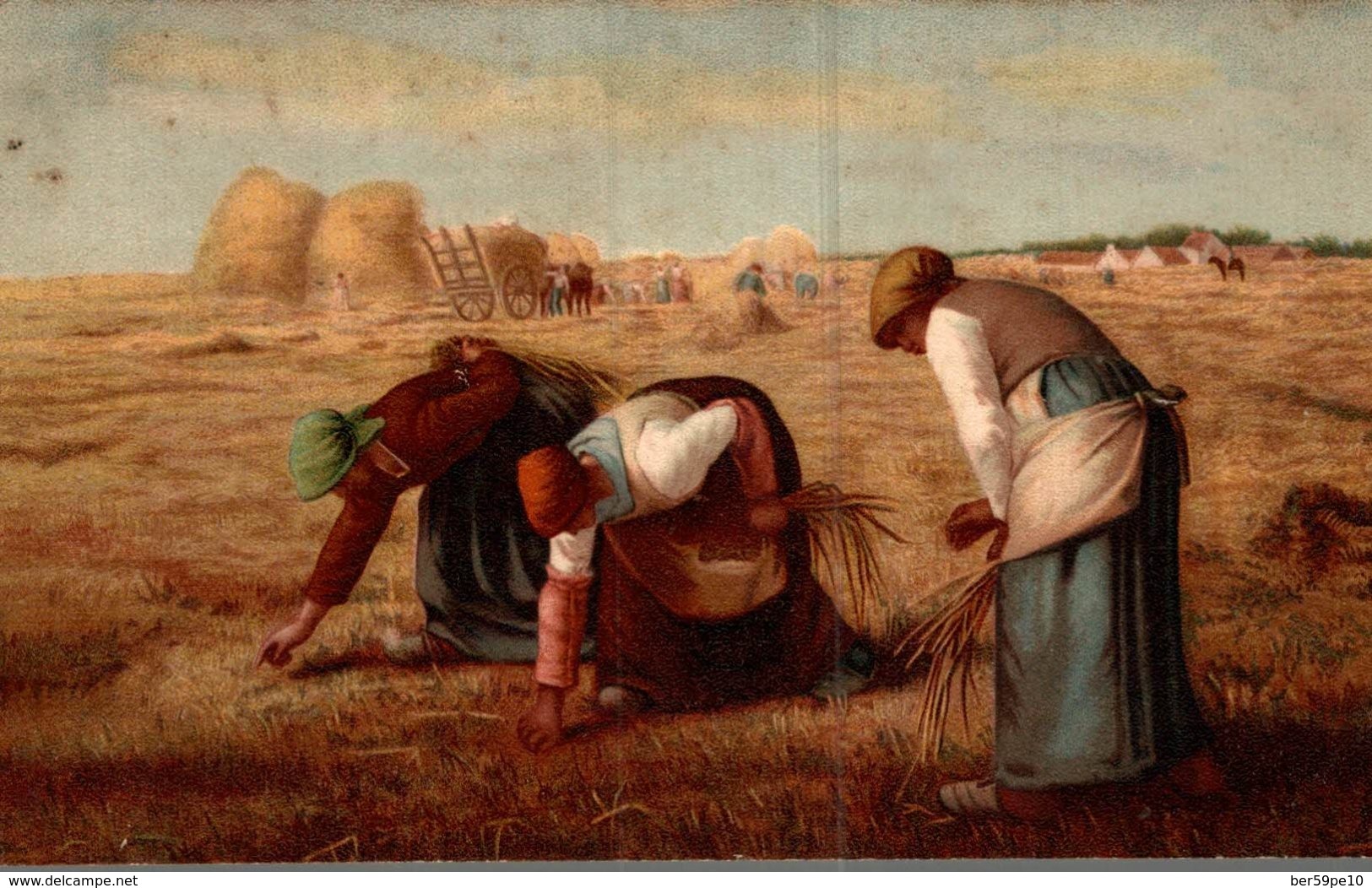 LES GLANEUSES DE MILLET - Peintures & Tableaux