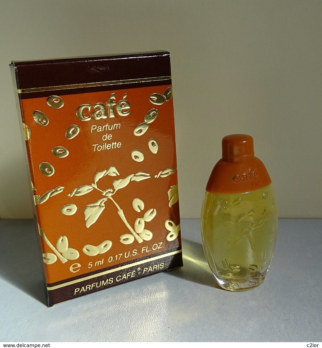 Miniature "CAFE" Des Parfums CAFE  Eau De Toilette 5 Ml Dans Sa Boite - Miniatures Men's Fragrances (in Box)