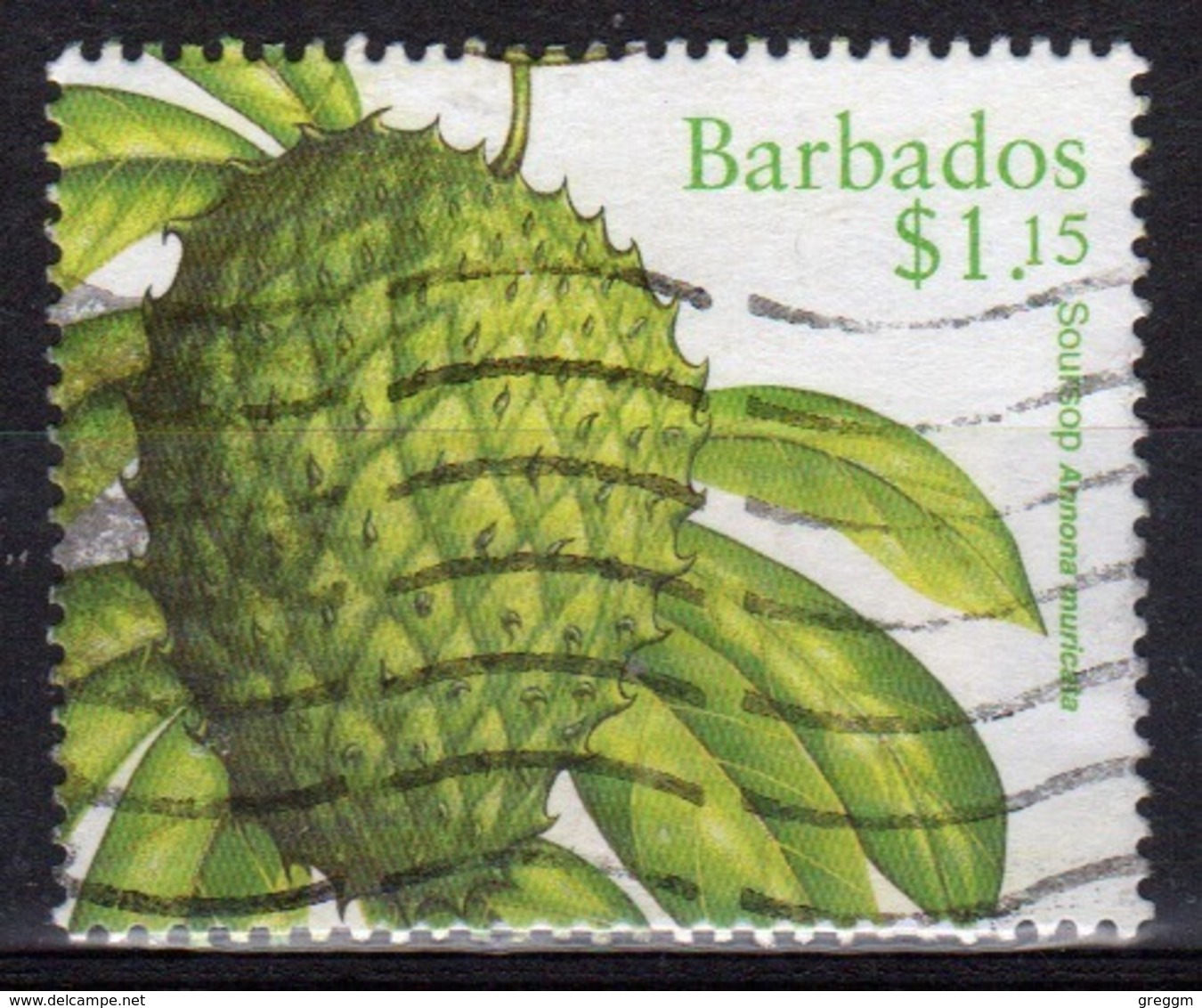 Barbados Single $1.15c Stamp From The 1997 Local Fruits Series. - Barbados (1966-...)