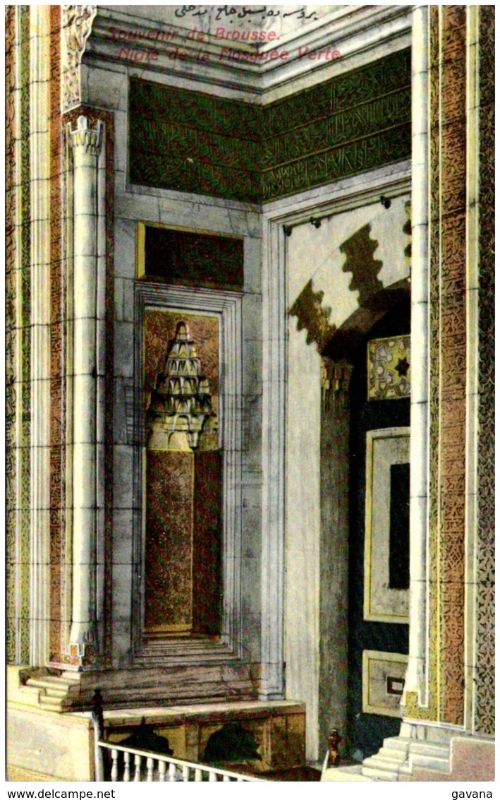 Souvenir De BROUSSE - Niche De La Mosquée Verte - Turkije