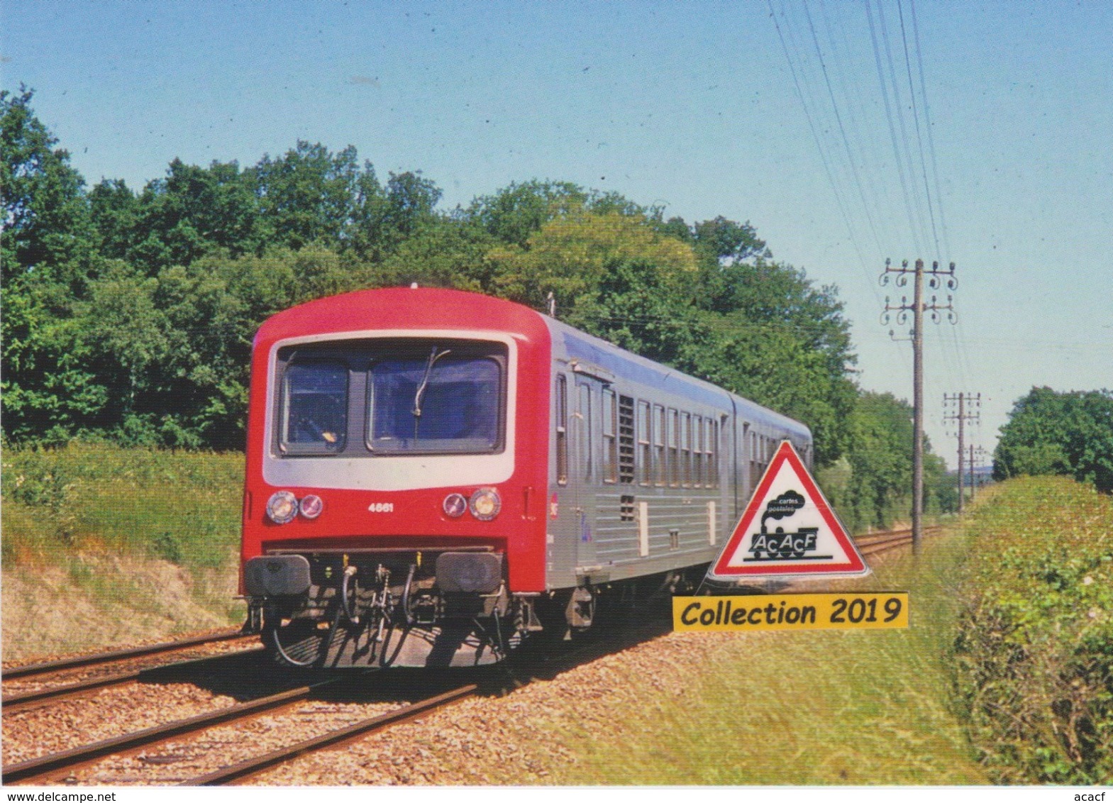 619 - Autorail X 4661 Du TER Bourgogne, à Montceau-les-Mines (71) - - Trains