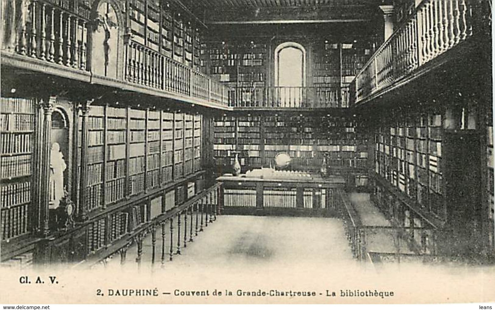 BIBLIOTHEQUE - Couvent De La Grande Chartreuse - DAUPHINE - Bibliotecas