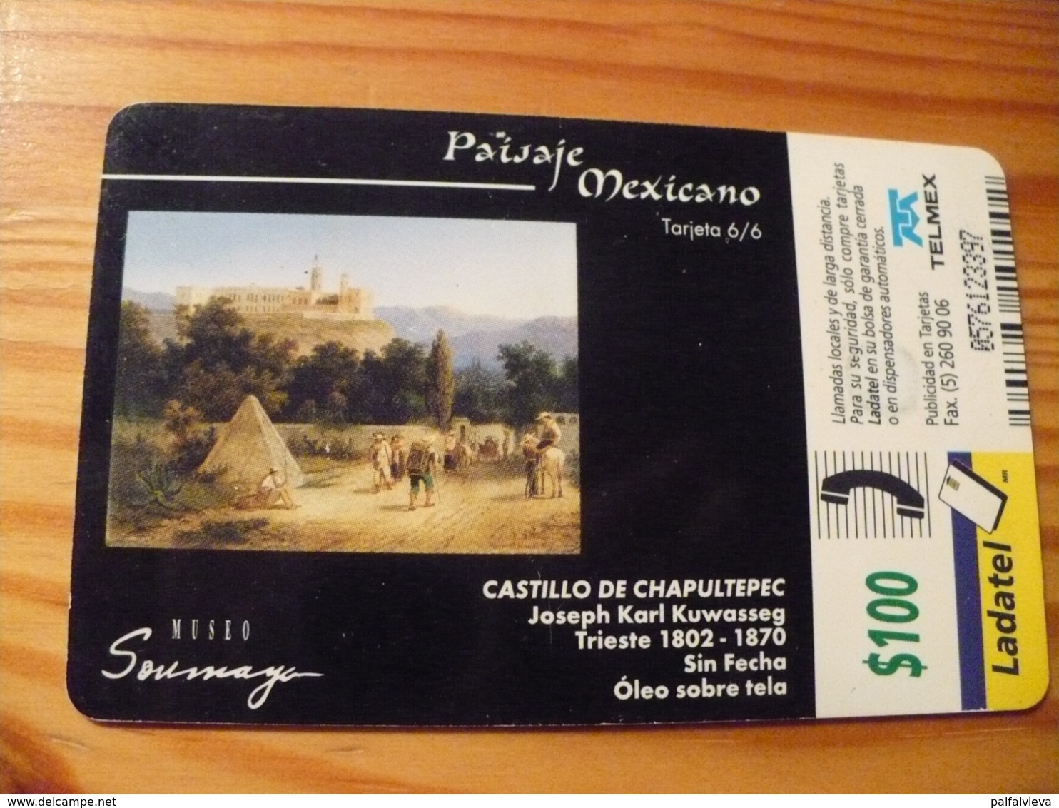 Phonecard Mexico - Art, Painting - Mexico