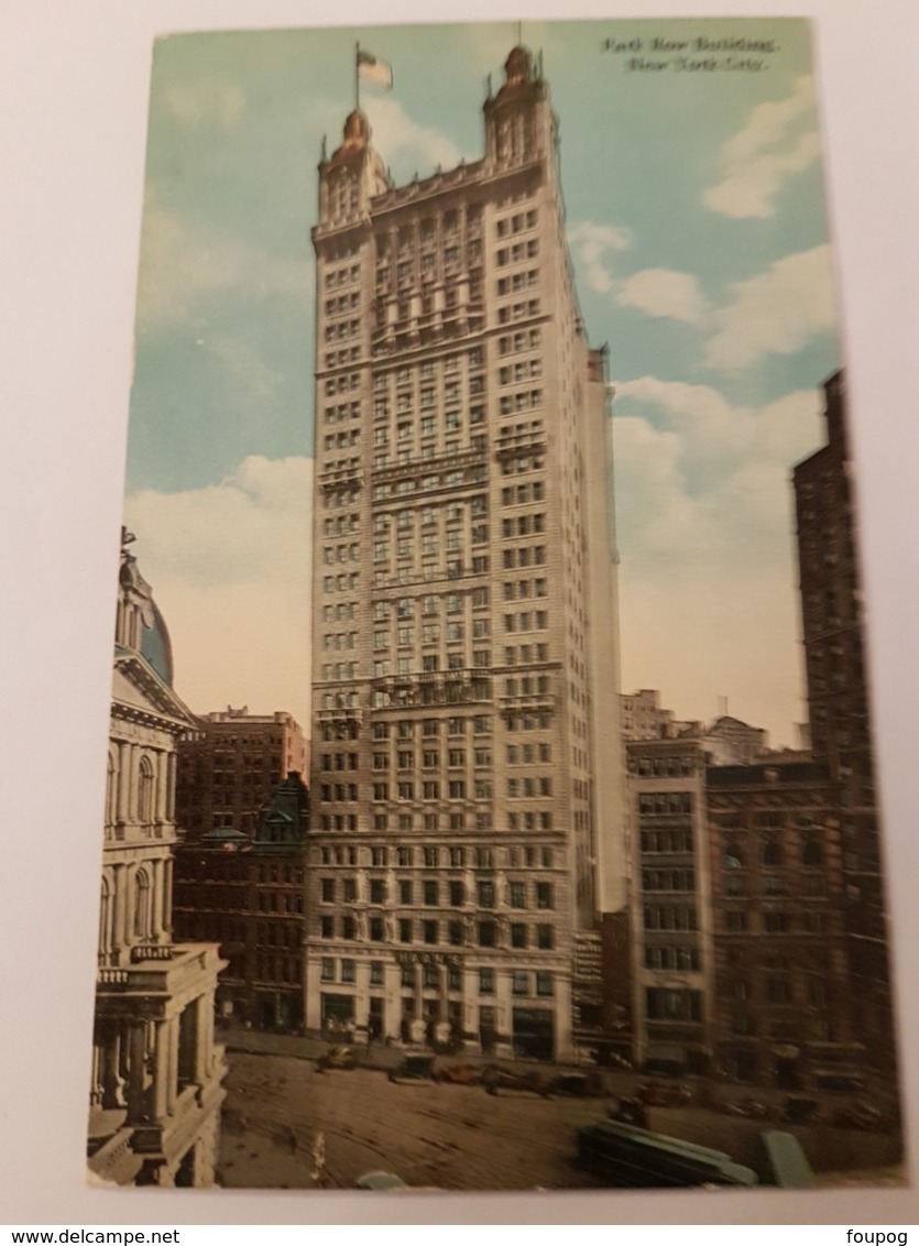 CPA NEW YORK PARK ROW BUILDING - Autres Monuments, édifices