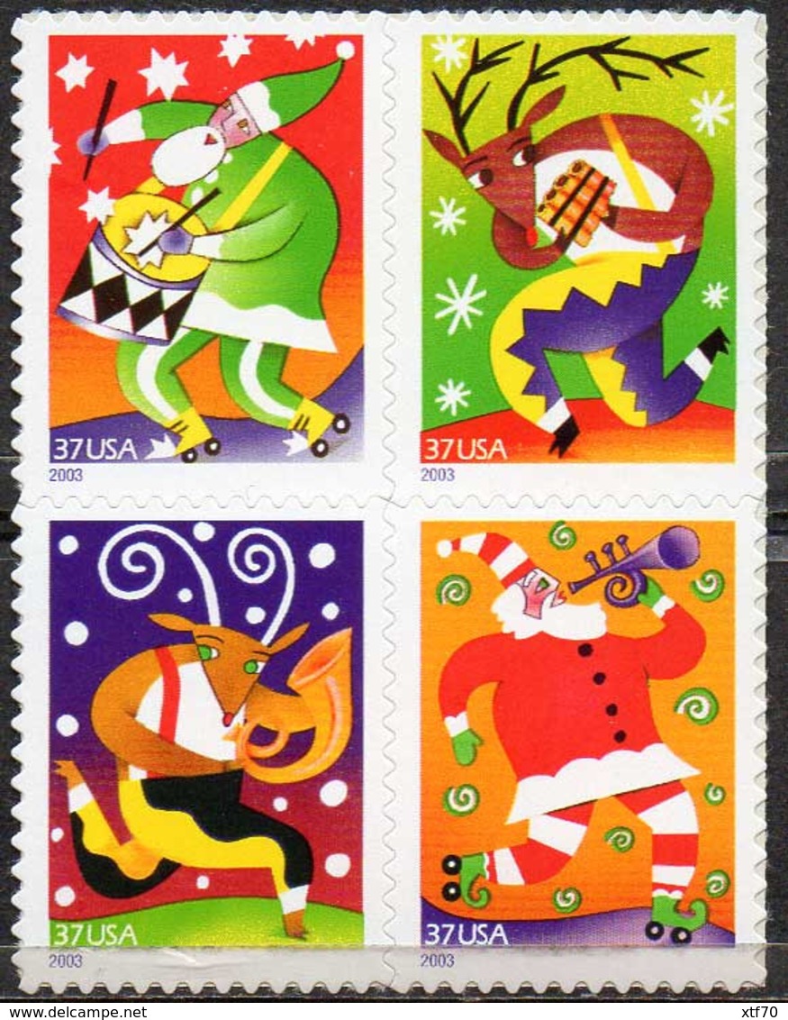 USA 2003 Christmas - Unused Stamps