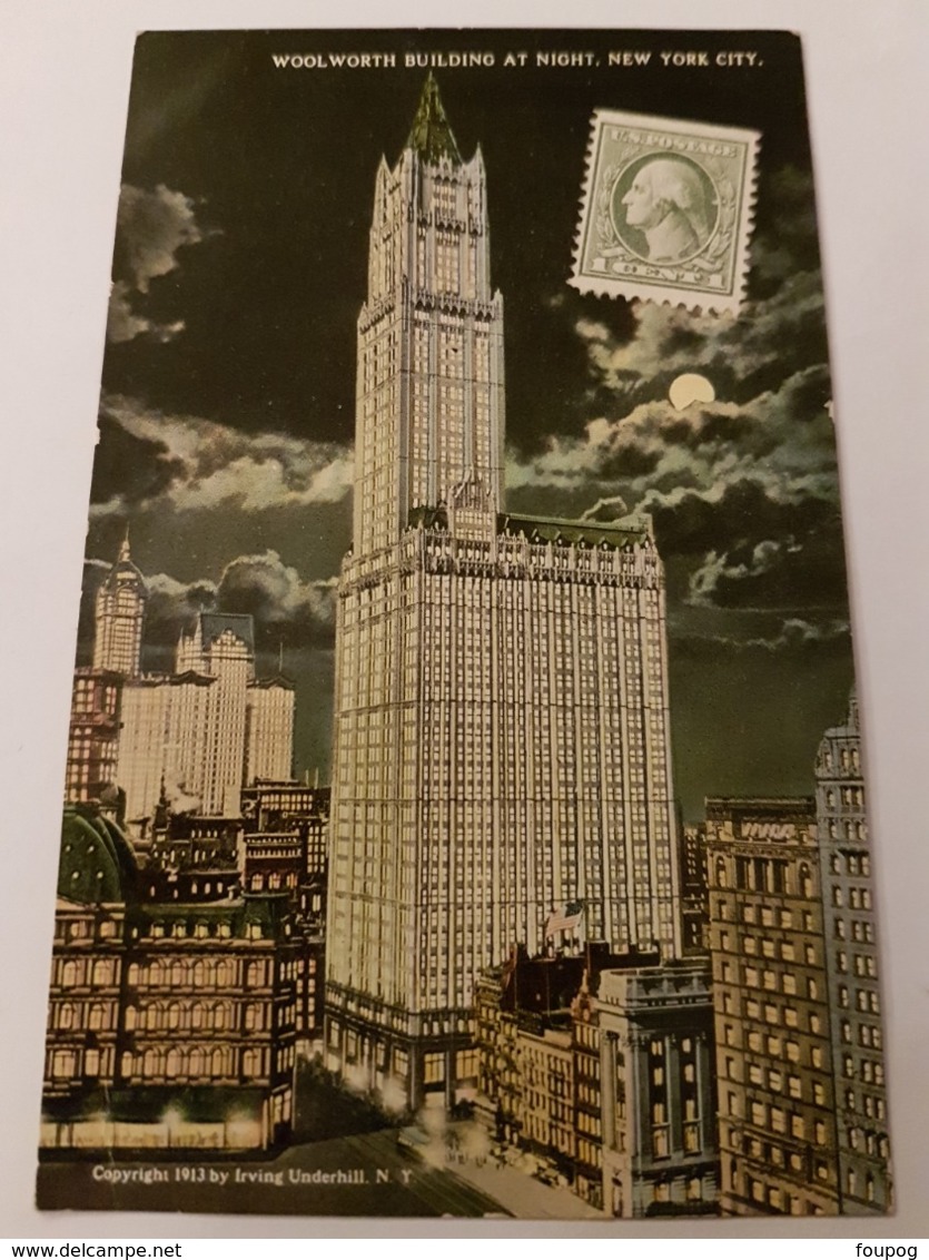 CPA NEW YORK WOOLWORTH BUILDING - Autres Monuments, édifices