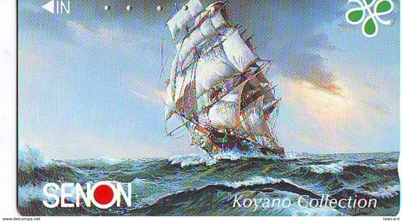 Télécarte Japon * SENON * KOYANO COLLECTION  * PEINTURE * SAILING SHIP * ART (2463)  Japan * Phonecard * KUNST TK - Pintura