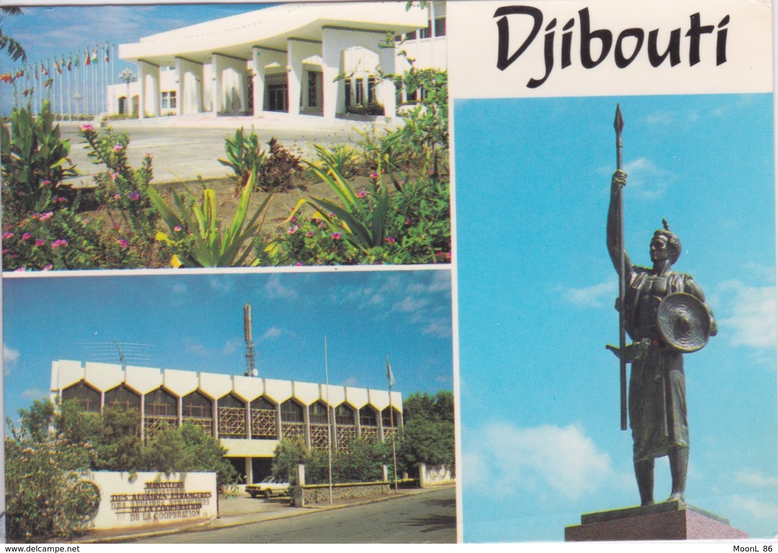 DJIBOUTI - PALAIS DU PEUPLE  MINISTERE DES AFFAIRES ETRANGERES  STATUE DES MARTYRS - Djibouti