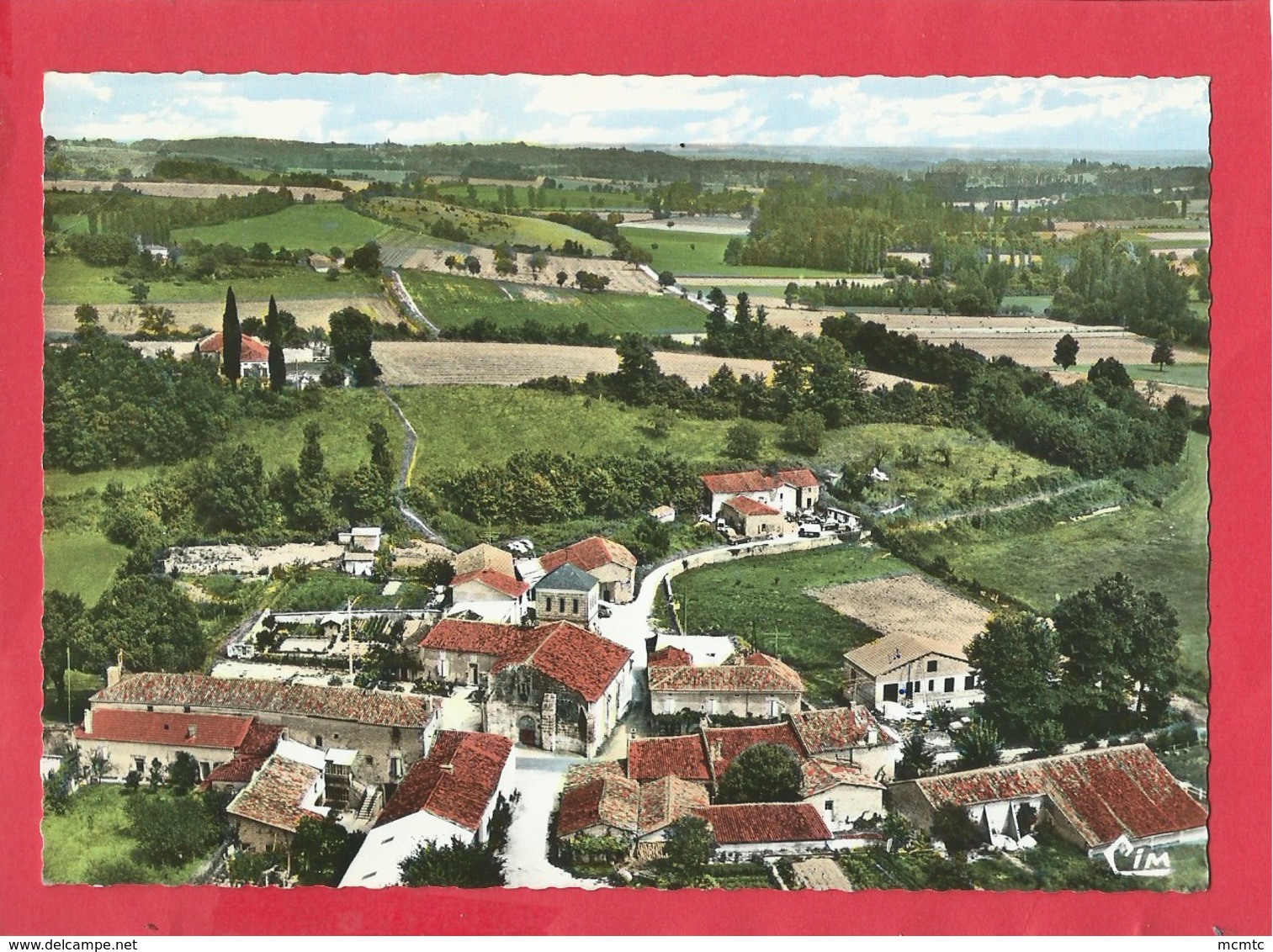 CPSM Grand Format -  Nanteuil De Bourzac   -(24.Dordogne) - Vue Panoramique Aérienne - Autres & Non Classés