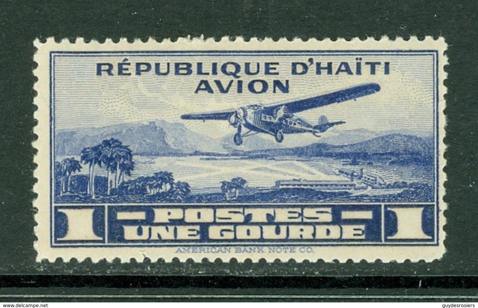 Poste Aérienne. Haïti; Timbre Scott Stamp # C-4; Usagé / Used. (8145) - Haïti