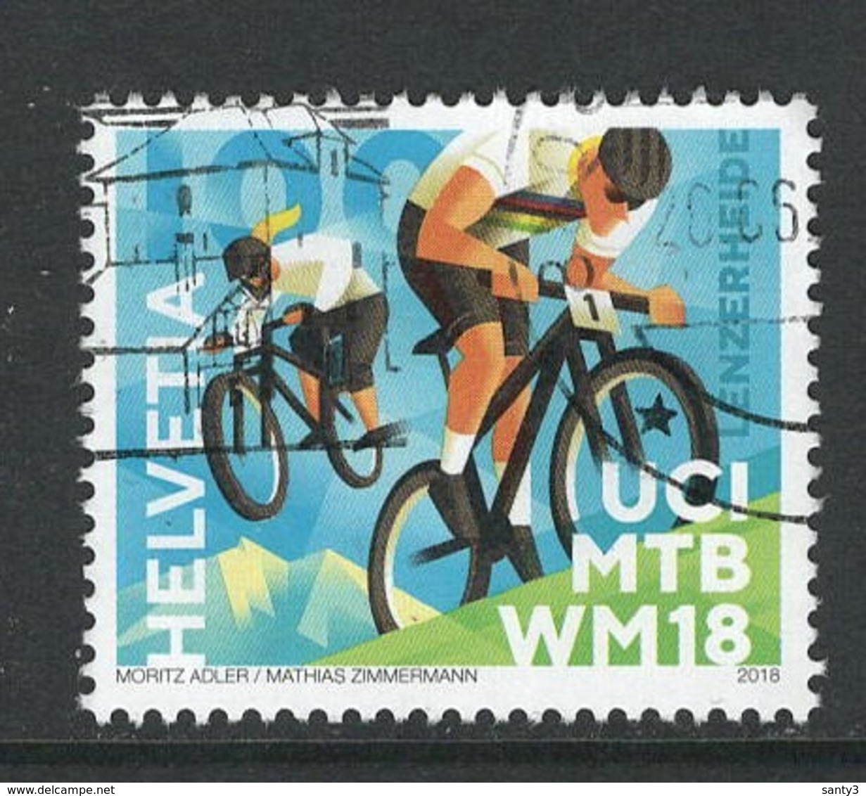 Zwitserland, Mi 2550  Jaar 2018,  Mooi  Gestempeld, - Used Stamps