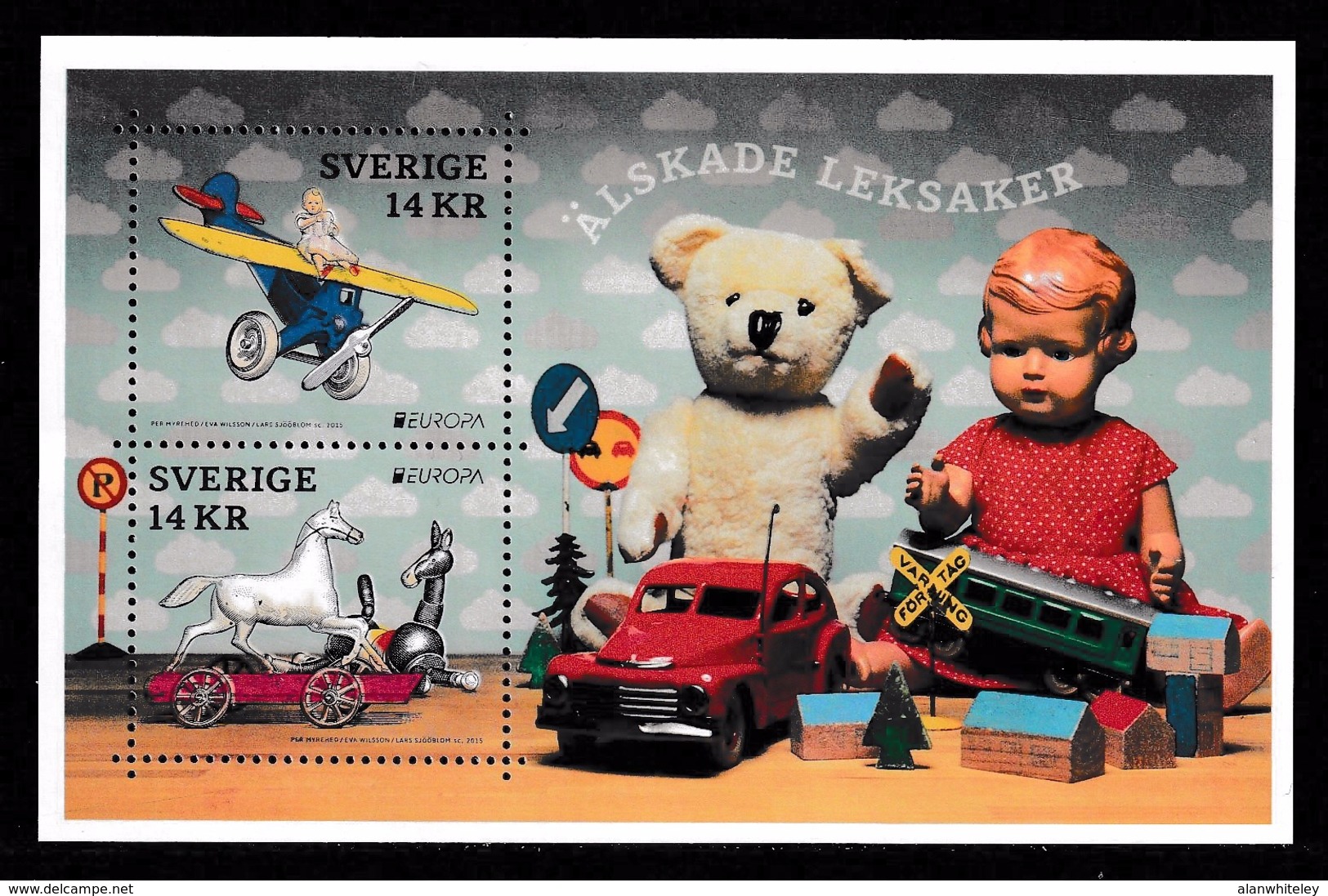 SWEDEN 2015 EUROPA Loved Toys/Älskade Leksaker: Miniature Sheet UM/MNH - Blocchi & Foglietti