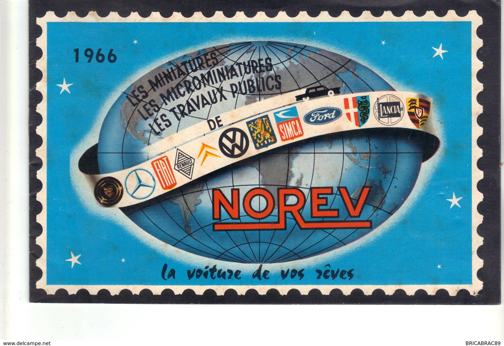 Catalogue 1966 Norev  -La Voiture De Vos Rêves . Les Miniatures, Les Microminiatures , Les Travaux Publics. - Autres & Non Classés