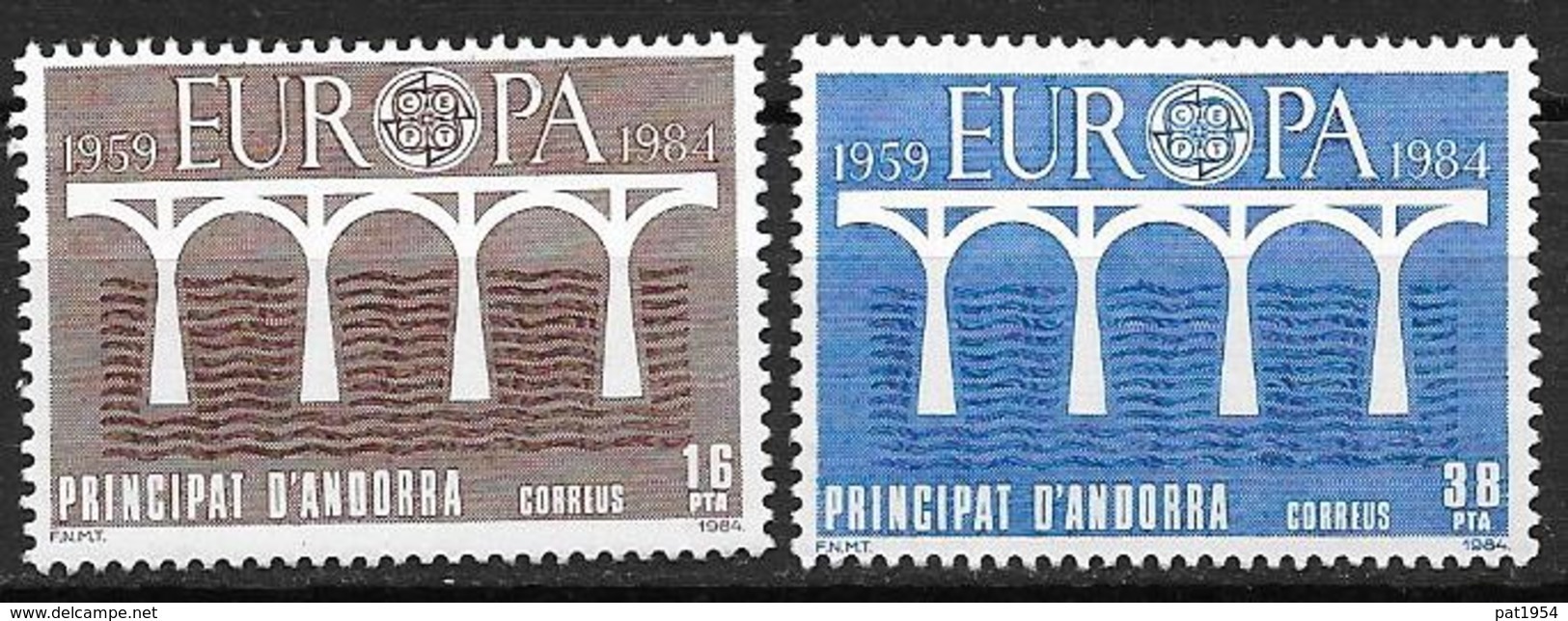 Andorre Espagnol 1984 N°167/168 Neufs Europa - Ungebraucht