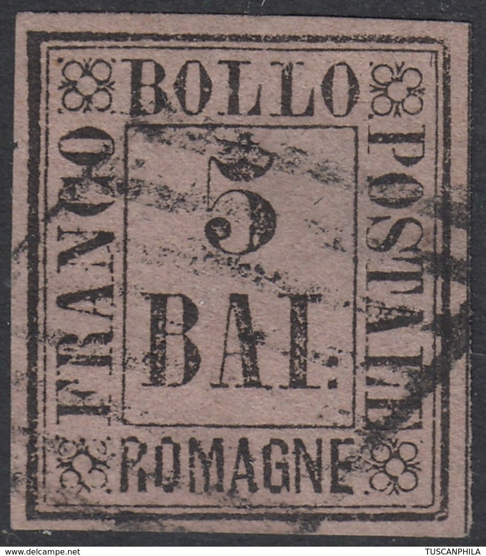 Romagne 5 Bajocchi Violetto N.6 Usato Originale LUSSO Cv 700 - Romagna