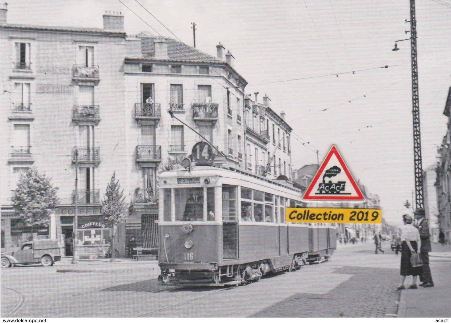 194T - Motrice N°116 De La Ligne 4 Du Tramway De Nancy (54)  - - Tramways