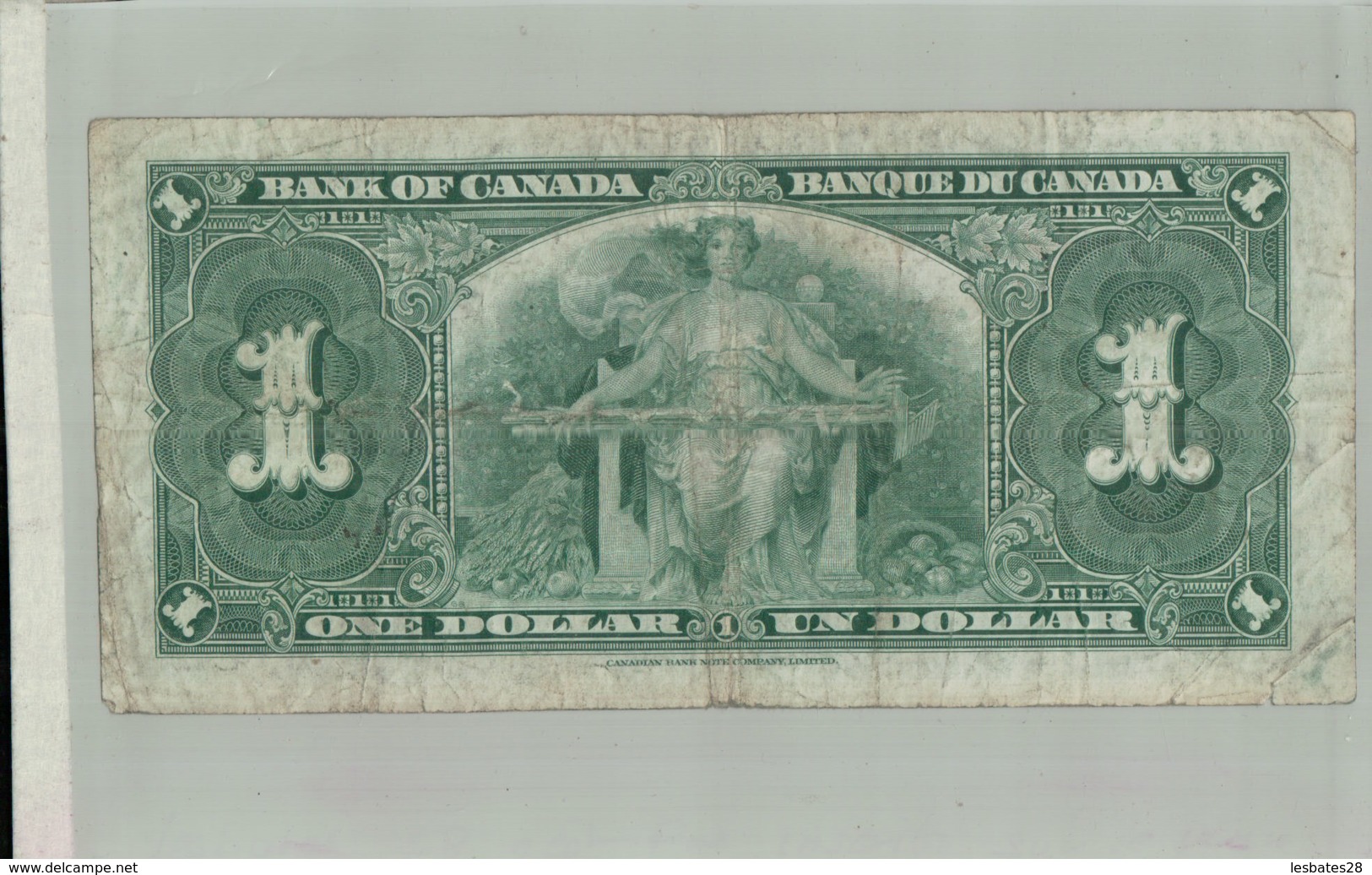 Billet De Banque  BANK OF CANADA  ONE DOLLAR  1937 Sept 2019  Alb Bil - Canada