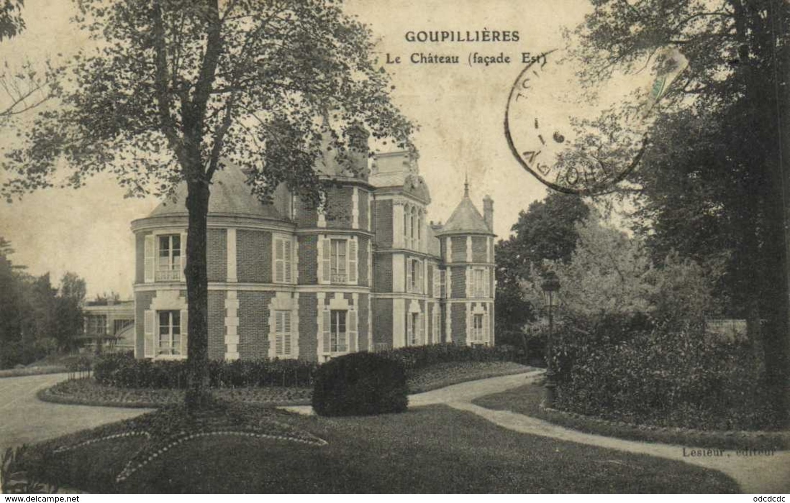 GOUPILLIERES  Le Chateau ( Facade Est) RV - Autres & Non Classés