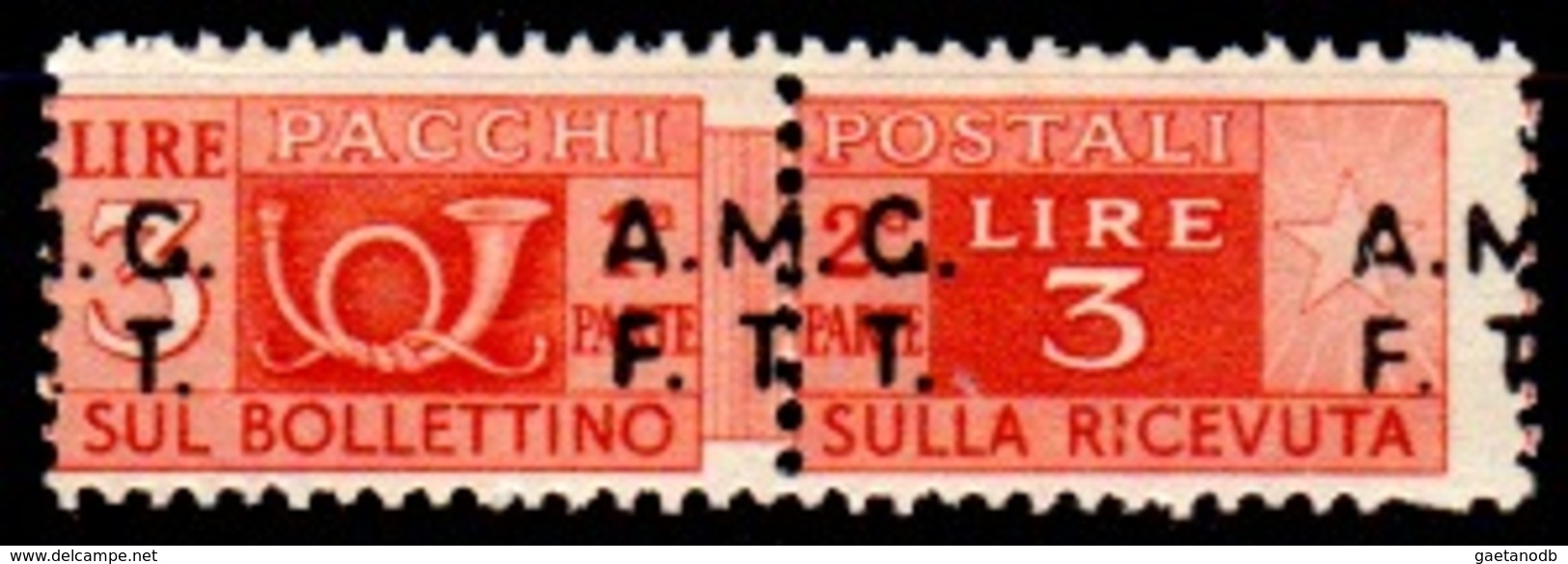 Italia-A-0711: Trieste - Zona A - PACCHI POSTALI 1947-48 (++) MNH - Stupenda Varietà - Senza Difetti Occulti. - Postal And Consigned Parcels