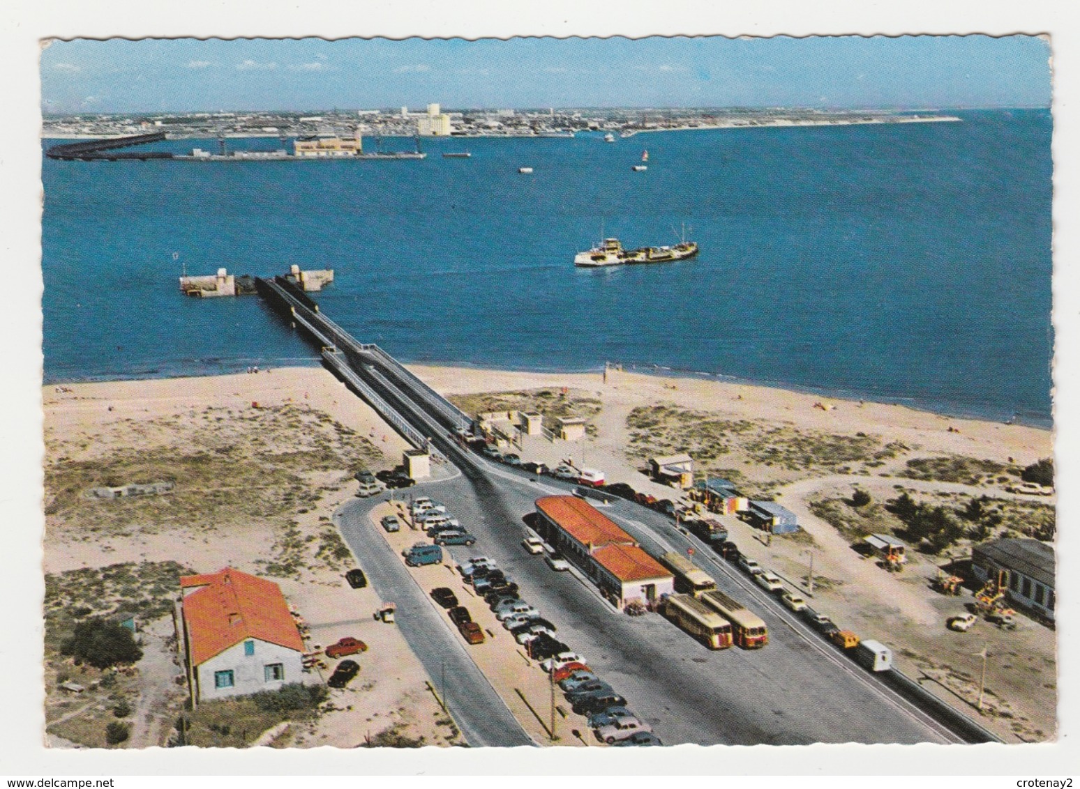 17 En Avion Au Dessus De Sablanceaux N°1 L'Ile De Ré L'Embarcadère En 1967 Cars BUS Autocars Anciens BAC Citroën 2CV DS - Ile De Ré