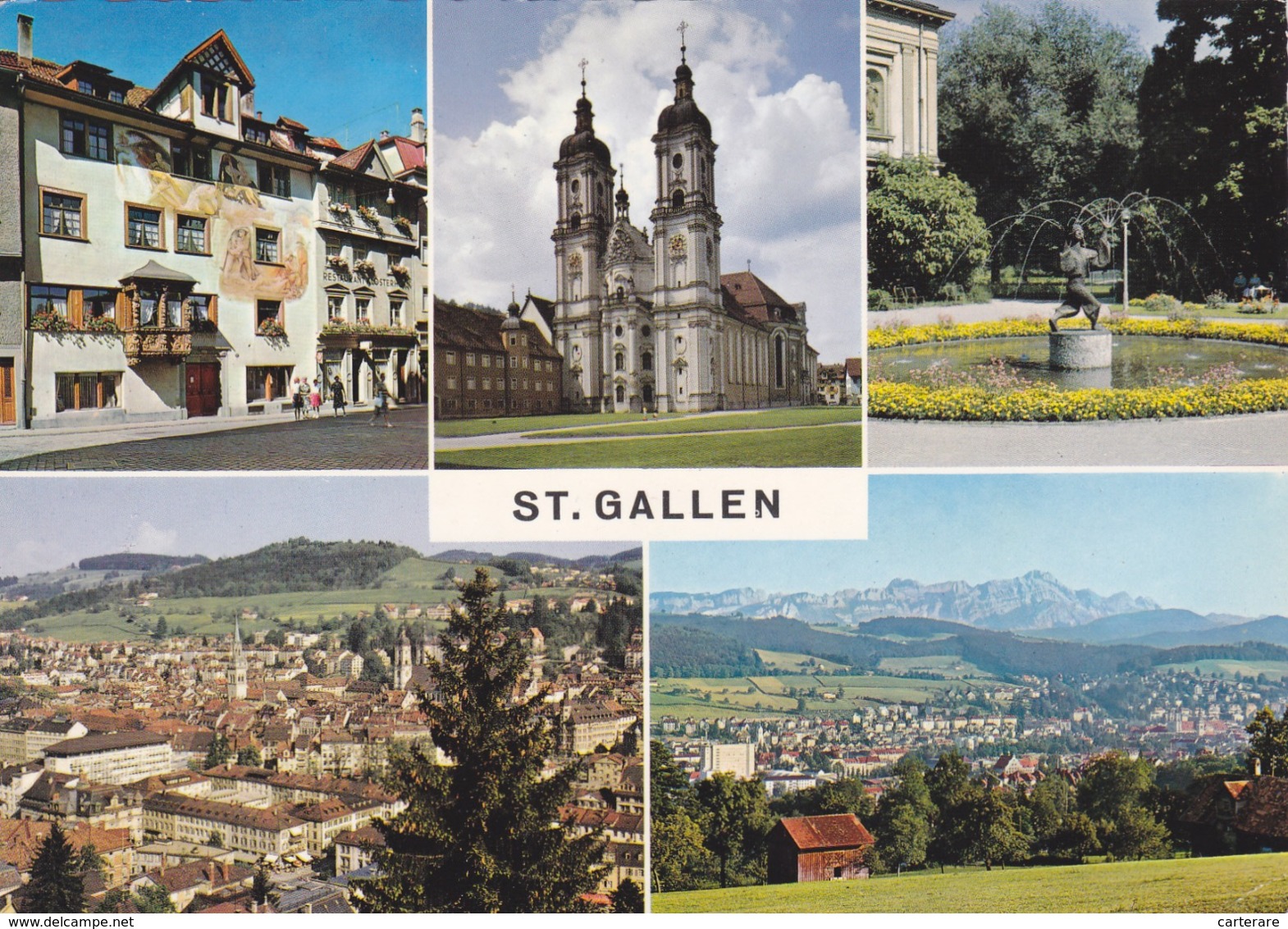 SUISSE,SCHWEIZ,SVIZZERA,SWITZERLAND,HELVETIA,SWISS ,SAINT GAL,SAINT GALLEN - San Gallo