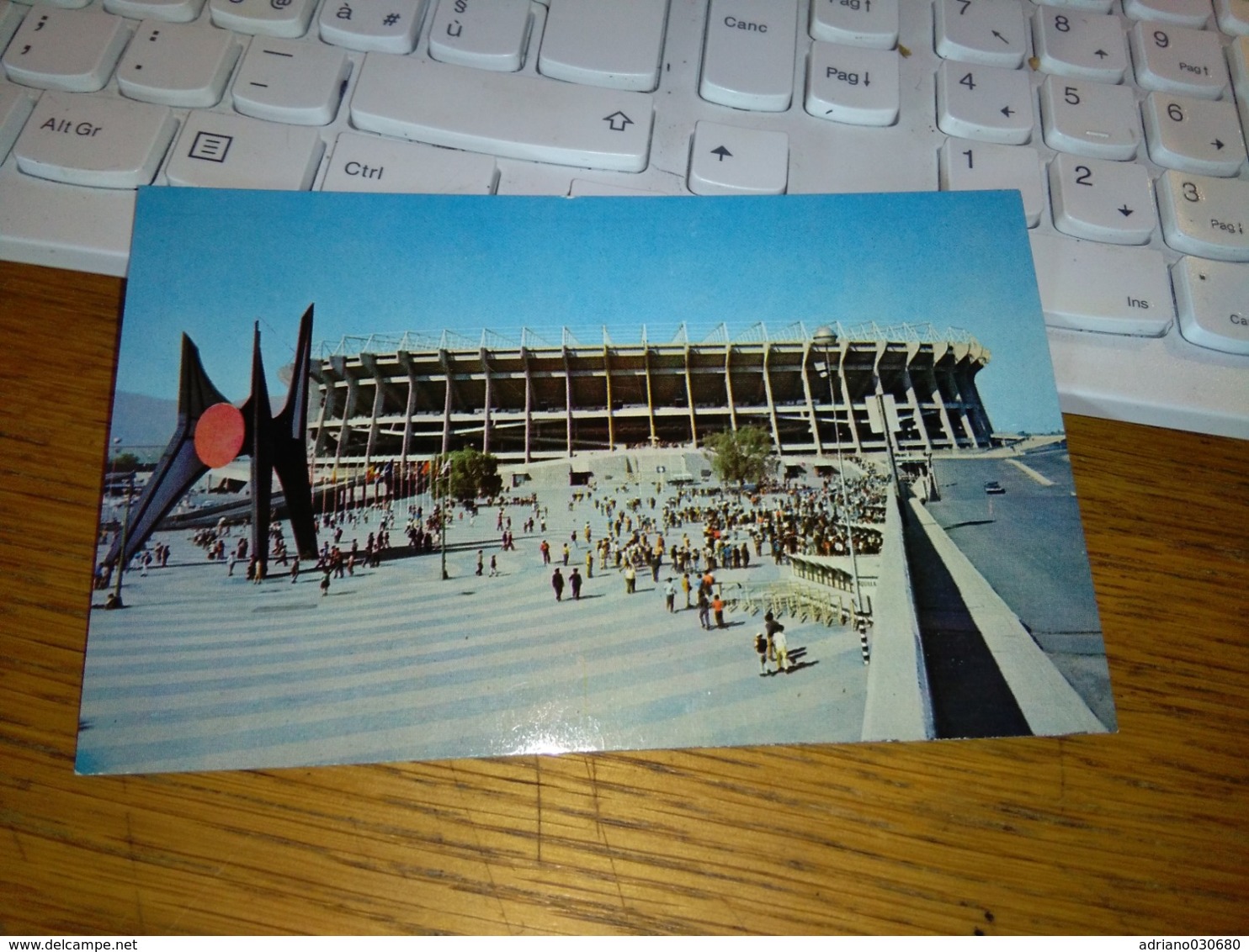 148541 VECCHIA CARTOLINA OLD POSTCARD MEXICO MESSICO MONUMENTAL ESTADIO AZTECA - Mexico