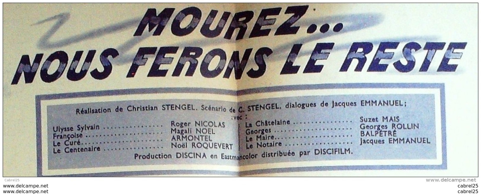 CINEMA-LE ROUGE Et Le NOIR-GERARD PHILIPPEDANIELLE DARRIEUX-PIERRE JOURDAN-MF 441-1955 - Cinema