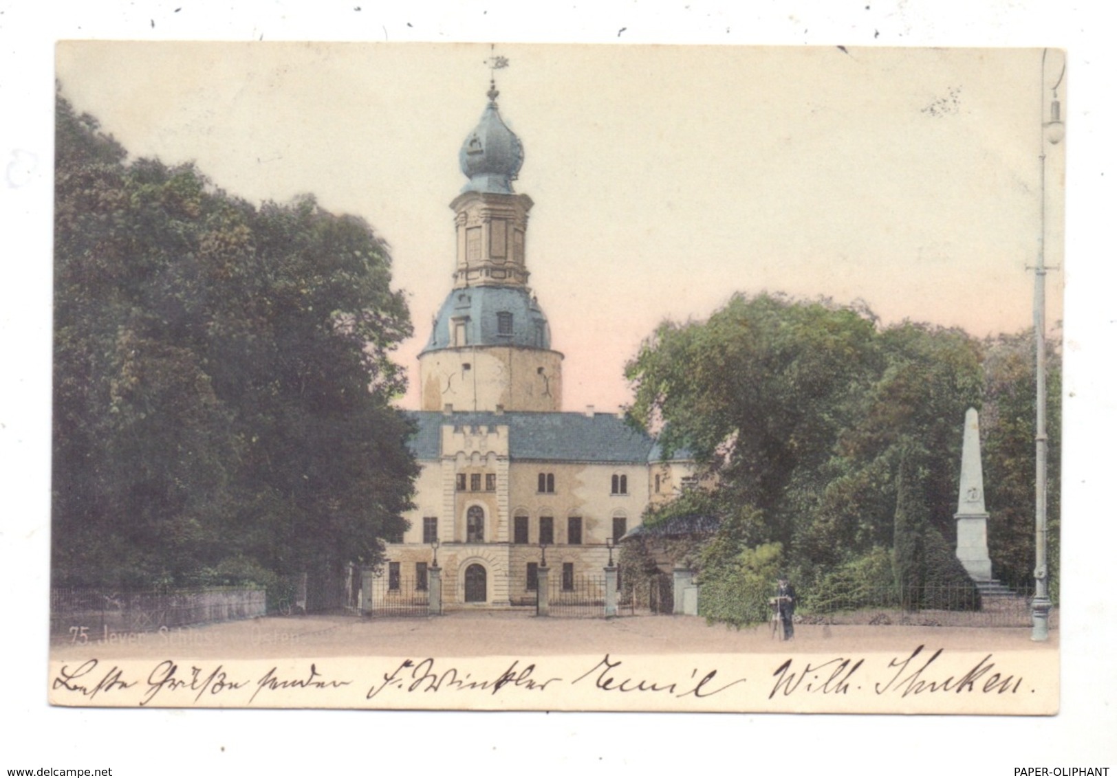 2942 JEVER, Schloß, 1901, Color - Jever