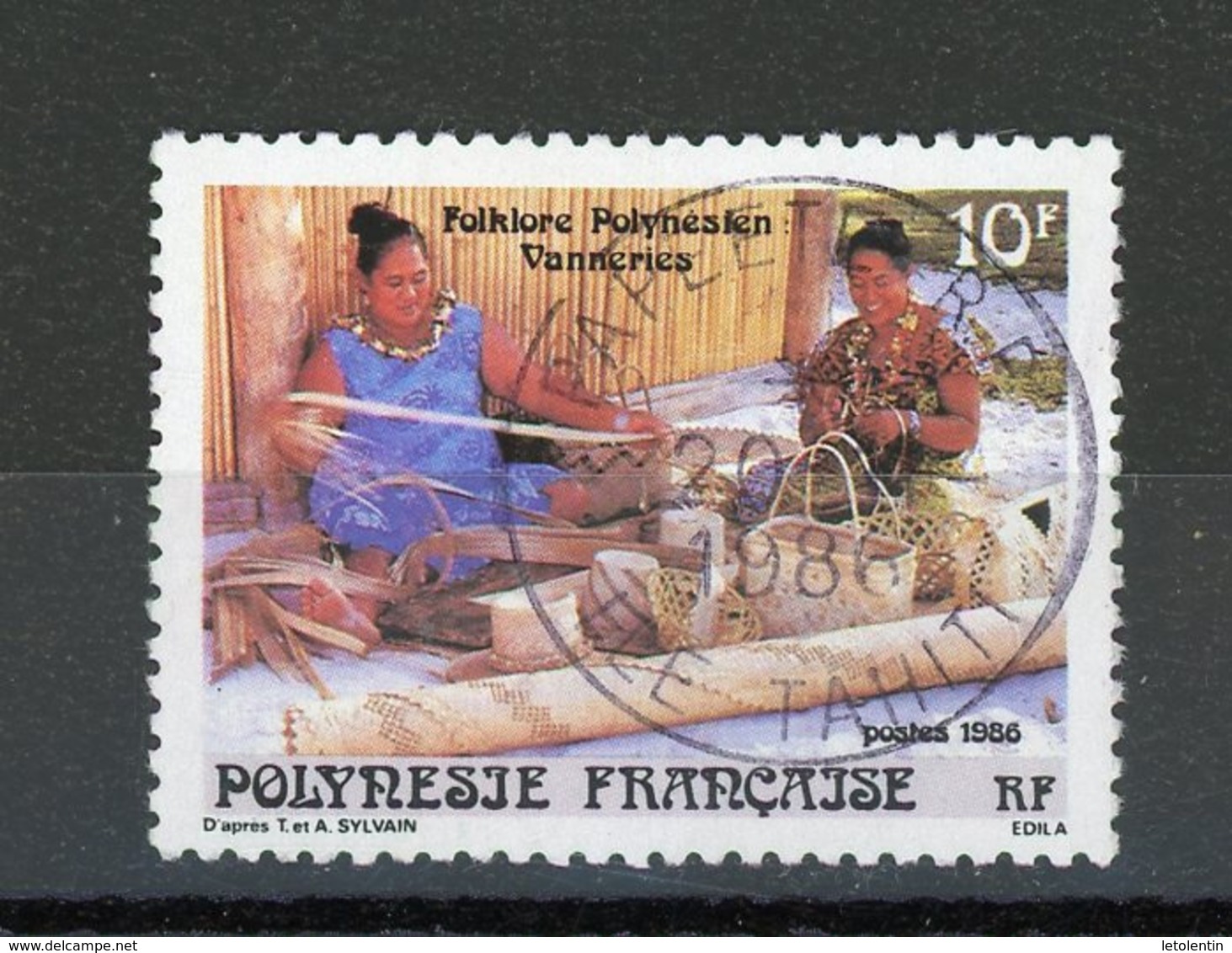 POLYNESIE - FOLKLORE - N° Yt 264 Obli. - Oblitérés