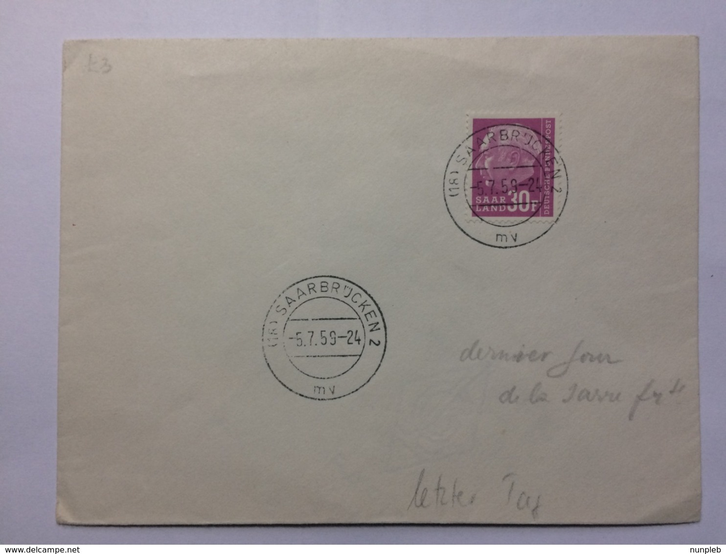 SAAR Piece With Last Day Of Use Postmarks - Covers & Documents