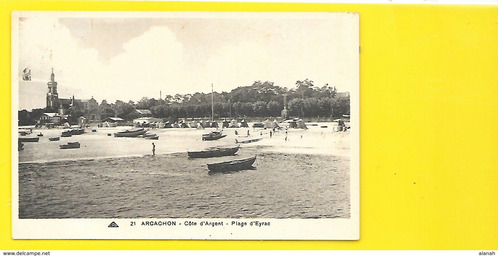 ARCACHON Rare Plage D'Eyrac (CAP) Gironde (33) - Arcachon