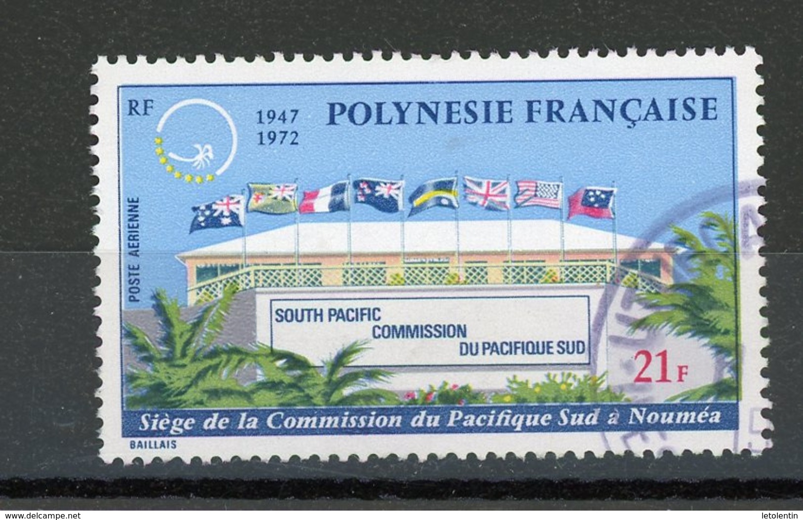 POLYNESIE - COMMISSION DU PACIFIQUE SUD - N° Yt PA 62 Obli. - Oblitérés