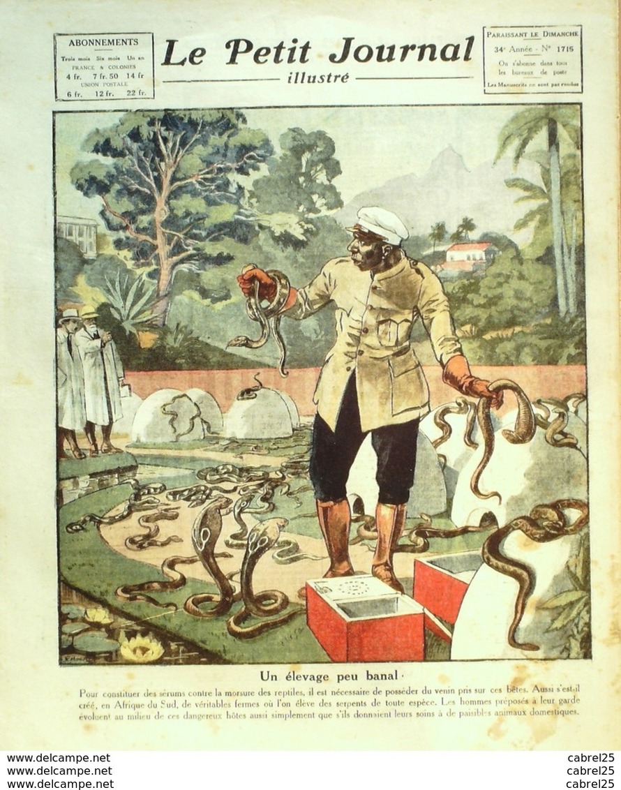 LE PETIT JOURNAL-1923-1715-GROENLAND/ILE JAN MAYN-AFRIQUE SUD-News Photos - Le Petit Journal