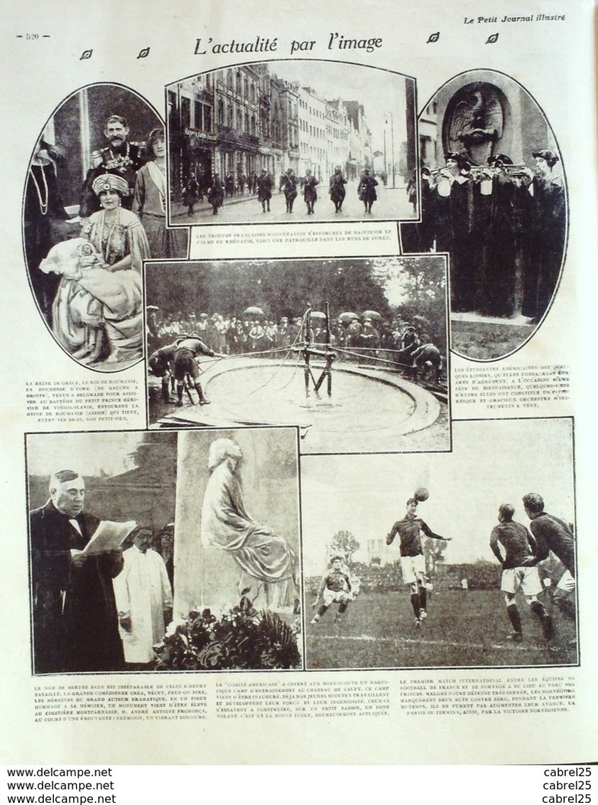 LE PETIT JOURNAL-1923-1715-GROENLAND/ILE JAN MAYN-AFRIQUE SUD-News Photos - Le Petit Journal