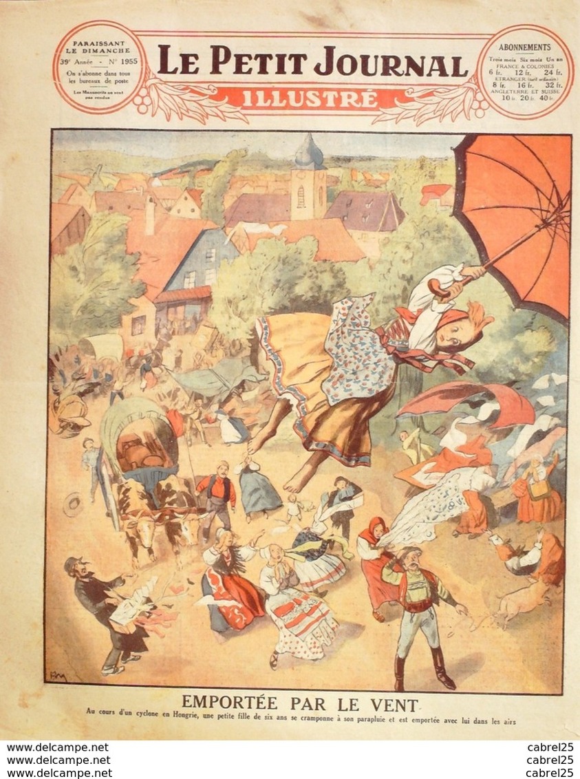 LE PETIT JOURNAL-1928-1955-BUDAPEST CYCLONE-TRANSVAAL/CROCRODILES-News Photos - Le Petit Journal
