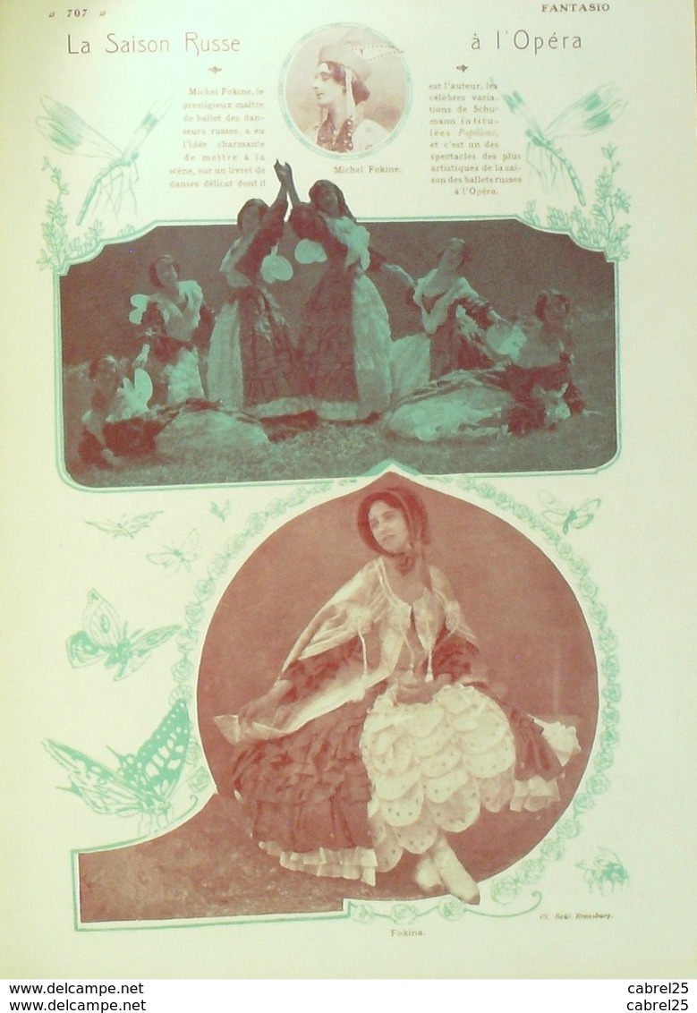 FANTASIO-1914-188-Pdt WILSON-MARIA KOUSTNETZOFF-CAILLAUX-OPERA RUSSE