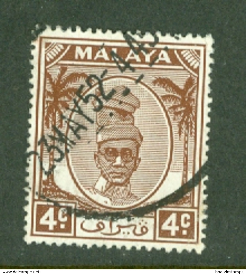 Malaya - Perak: 1950/56   Sultan Yussuf 'Izzuddin Shah   SG131    4c   Brown   Used - Perak