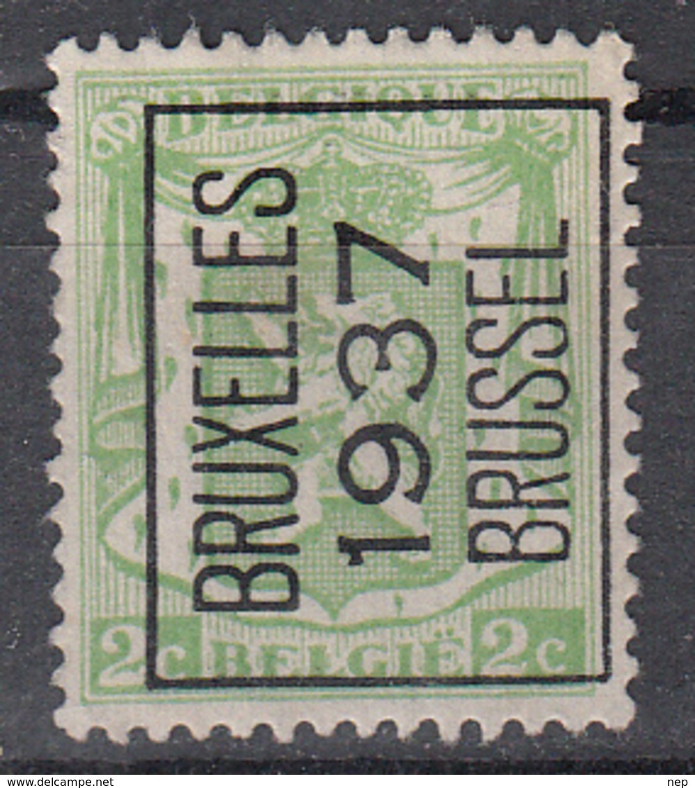 BELGIË - PREO - 1937 - Nr 321 A  - BRUXELLES 1937 BRUSSEL - (*) - Typo Precancels 1936-51 (Small Seal Of The State)