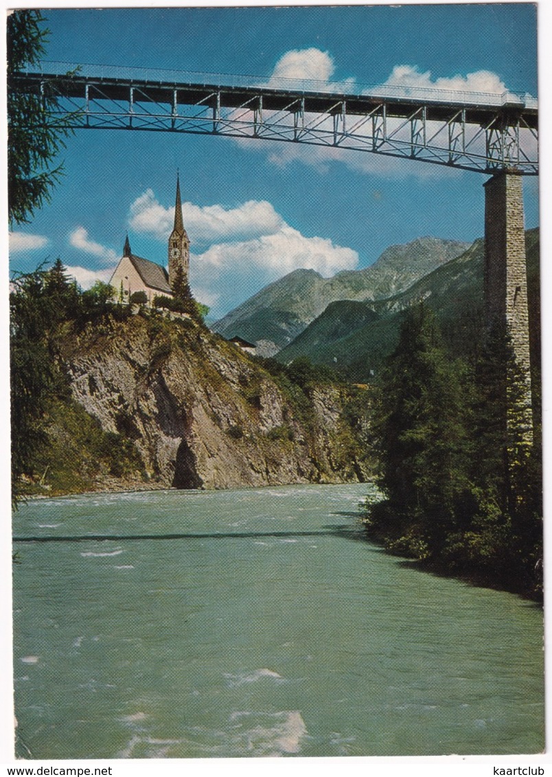 Scualp-Tarasp-Vulpera 1250 M - Scuol, Kirche , Scuol Inn Brücke - Scuol