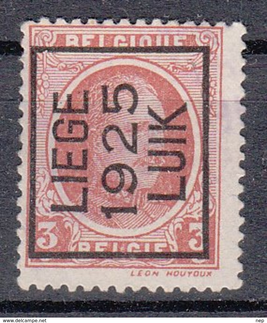 BELGIË - PREO - 1925 - Nr 120 A - LIEGE 1925 LUIK - (*) - Typografisch 1922-31 (Houyoux)