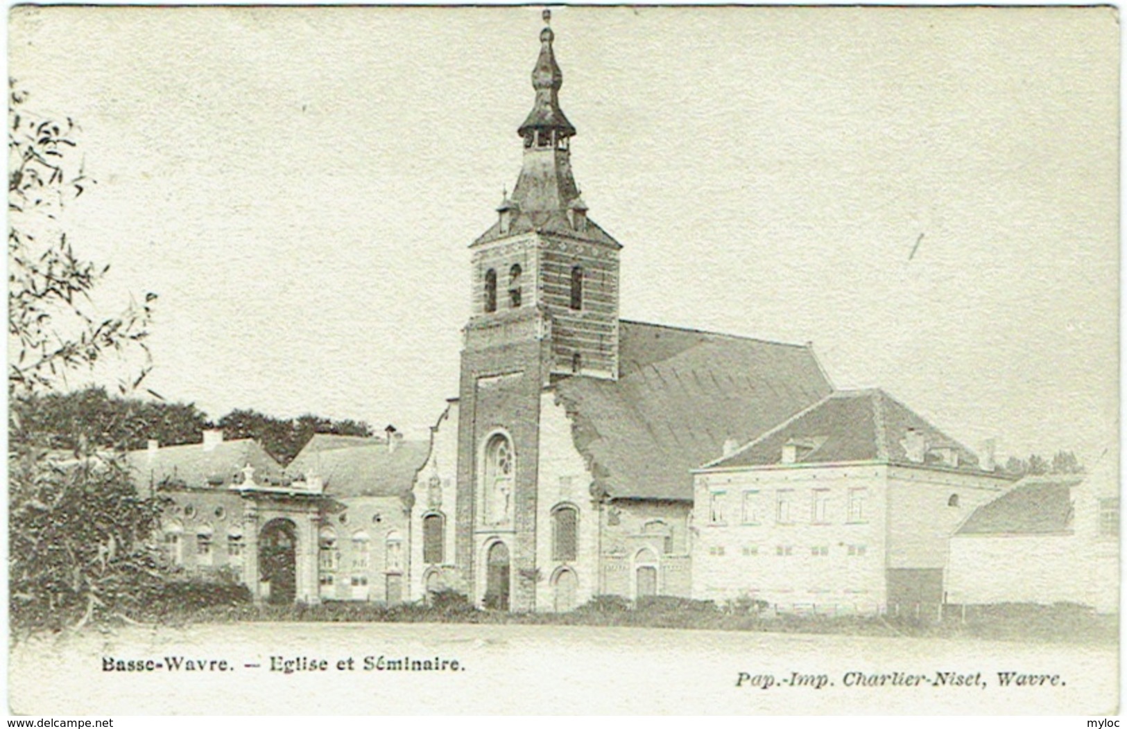 Basse-Wavre. Eglise Et Séminaire. - Wavre