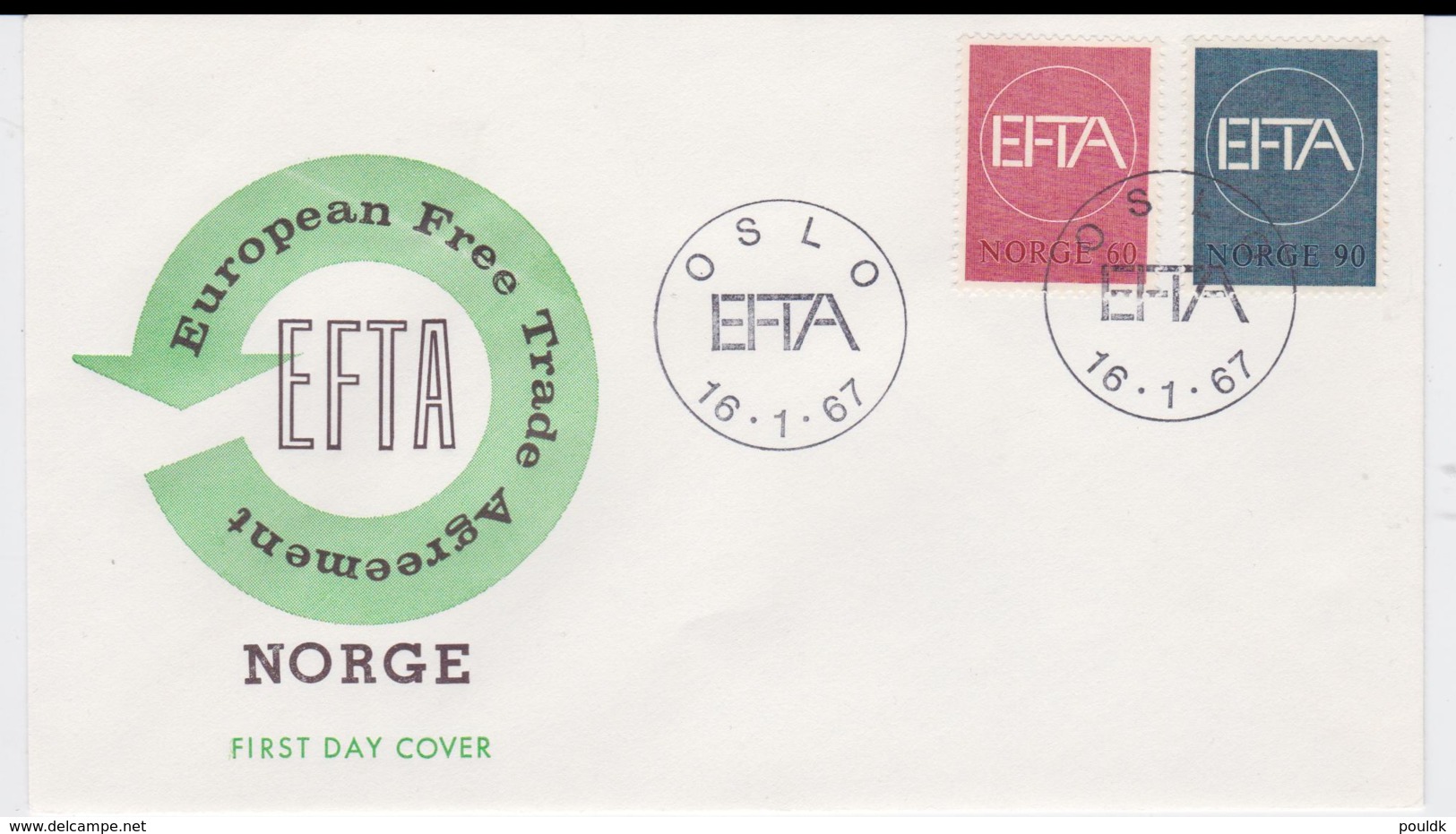 Norway 1967 FDC Europa CEPT (G99-48) - 1967