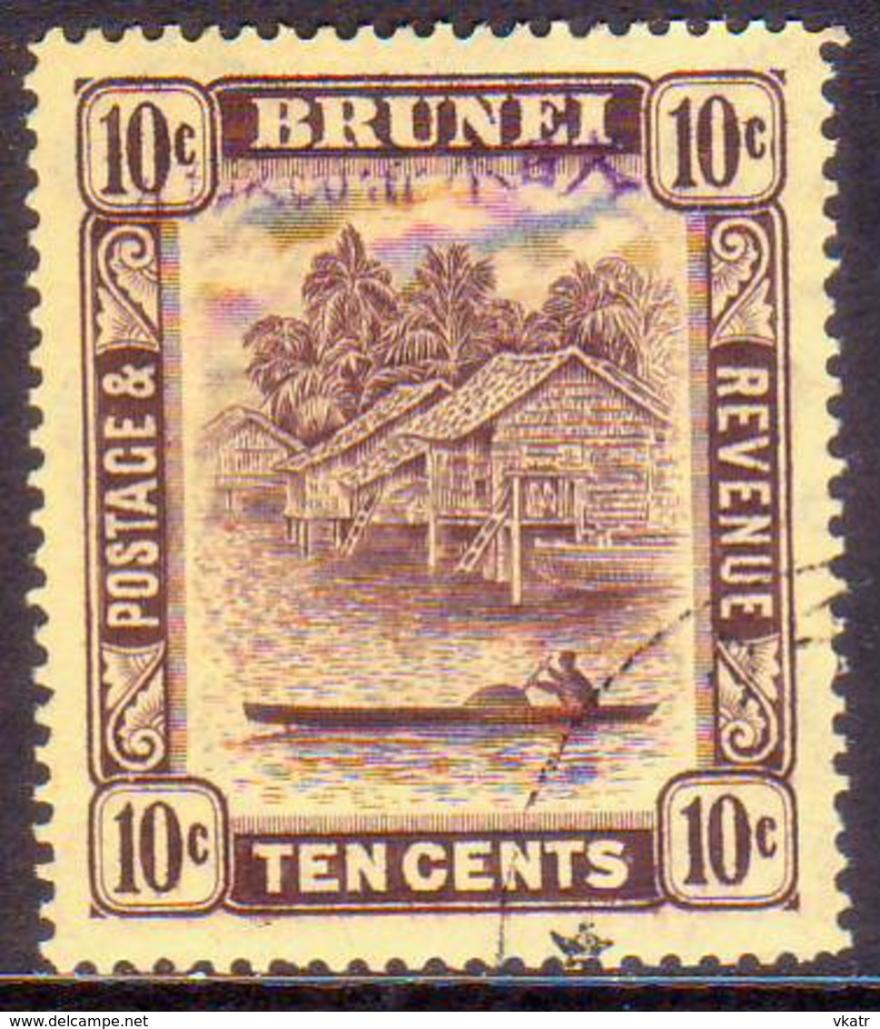 JAPANESE OCCUPATION OF BRUNEI 1942-44 SG J11 10c Used CV £26 - Brunei (...-1984)