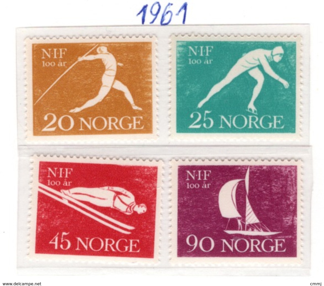 SPORT - OLYMPIC GAMES - 1961 - NORVEGIA  -  Mi. Nr.  452/455 - NH - (6532-51) - Nuovi